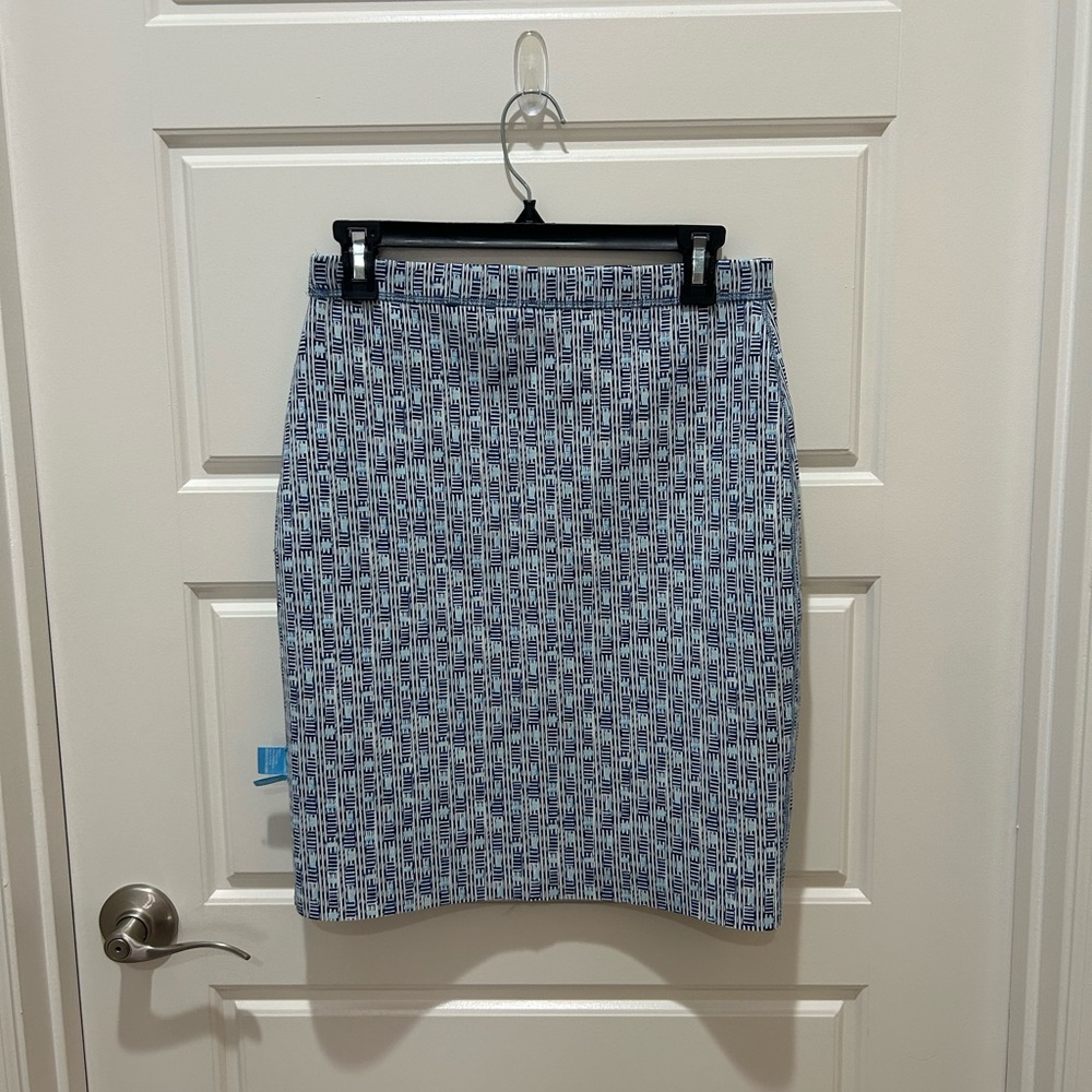 J. Mclaughlin Patterned Reversible Stretch Skirt - image 5